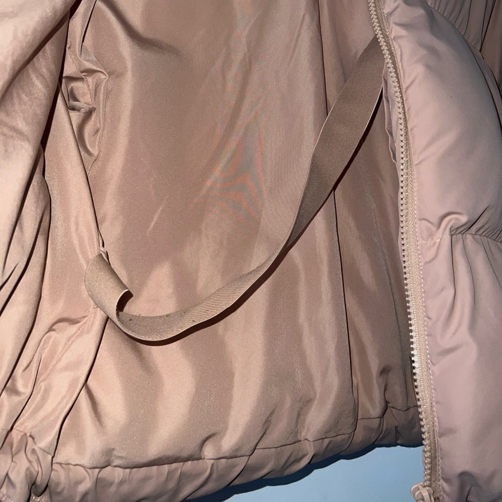 Fabletics Wander Cropped Puffer In Desert - Picture 4 of 8